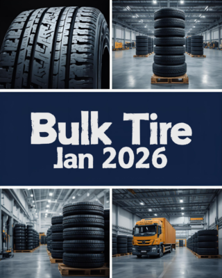 interior of tire manufacturing facility producing commercial and passenger tires