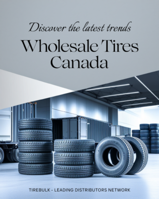 Canadian commercial fleet truck operating with wholesale brand new tires