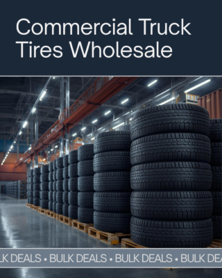 commercial fleet trucks operating on highway using wholesale truck tires